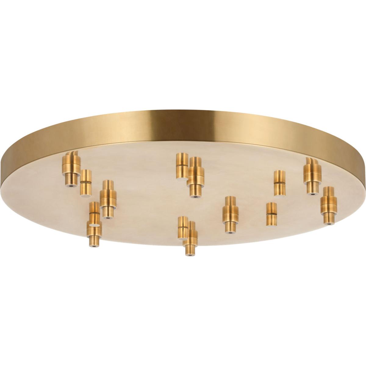 Visual Comfort Modern Collection SLCH578HAB Sean Lavin Multiport Hand Rubbed Antique Brass Multiport Canopy