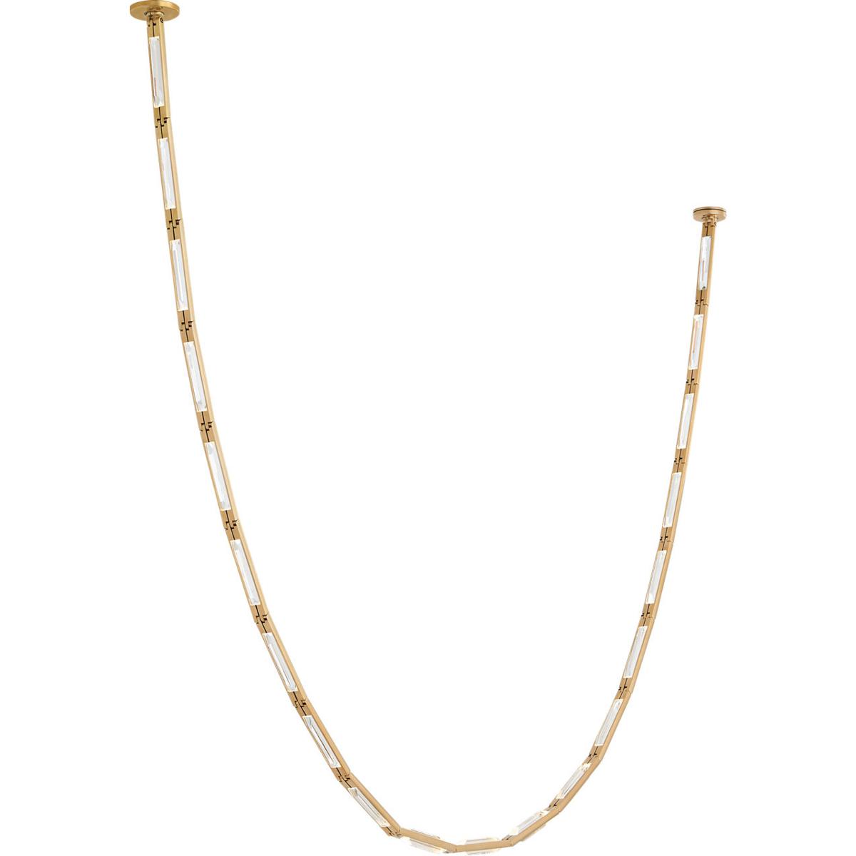 Visual Comfort Modern Collection SLCH65230HABS Sean Lavin Catena LED 0.8 inch Hand Rubbed Antique Brass Chandelier Ceiling Light in 3000K, Surface