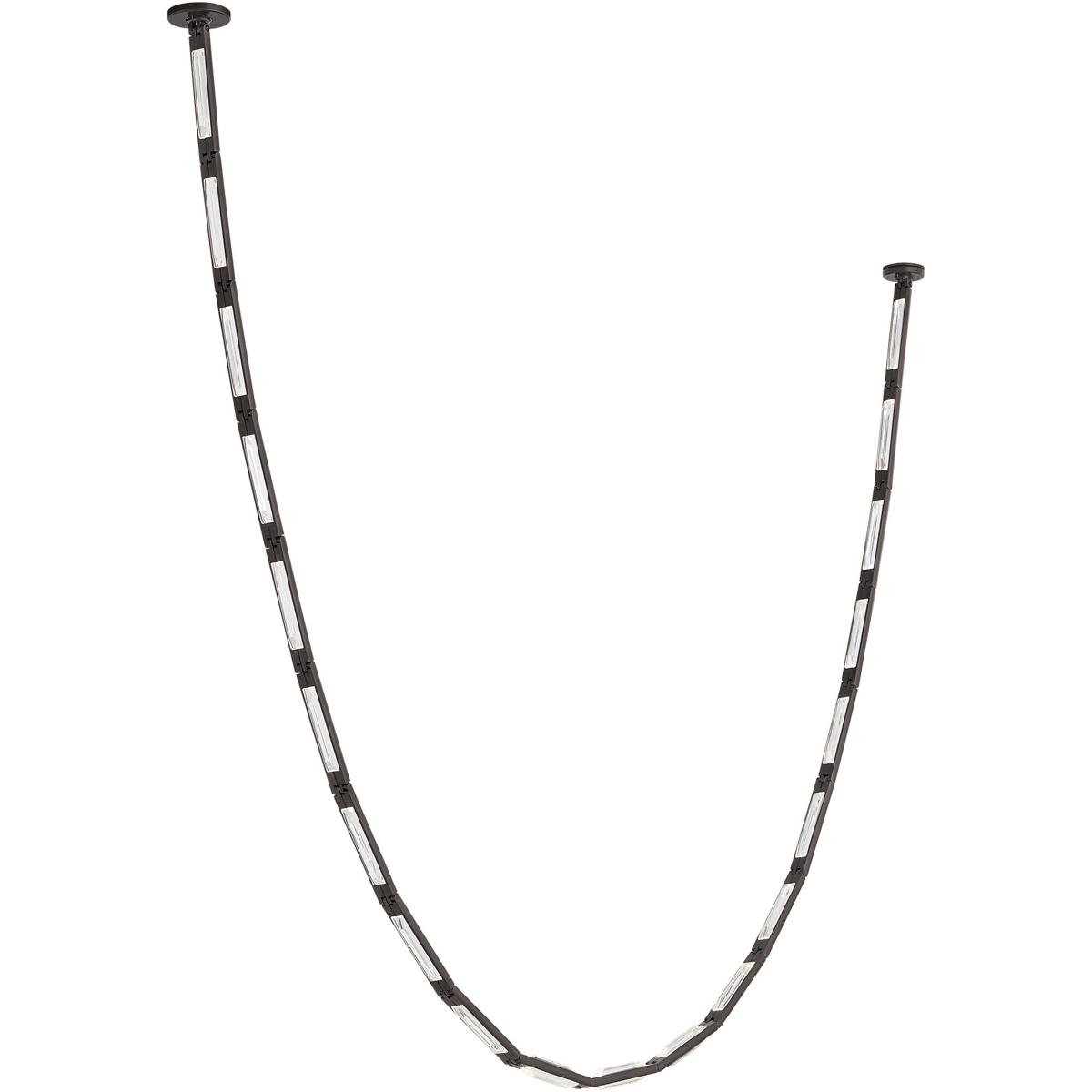 Visual Comfort Modern Collection SLCH65230BZS Sean Lavin Catena LED 0.8 inch Bronze Chandelier Ceiling Light in 3000K, Surface