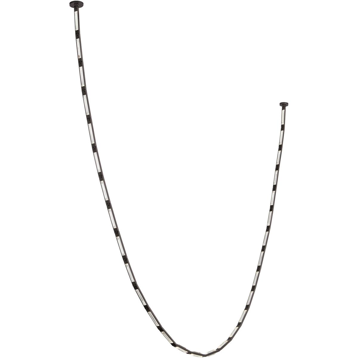Visual Comfort Modern Collection SLCH65430BZR-277 Sean Lavin Catena LED 0.8 inch Bronze Chandelier Ceiling Light in 3000K, Remote 277V
