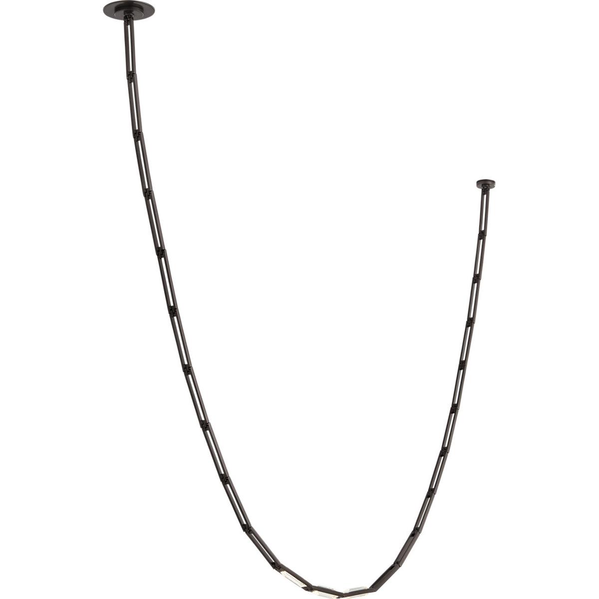 Visual Comfort Modern Collection SLCH72530BZS Sean Lavin Catena LED 0.8 inch Bronze Link Chandelier Ceiling Light in 3000K