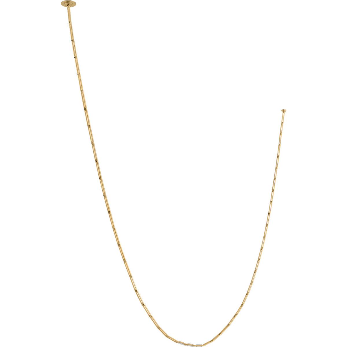 Visual Comfort Modern Collection SLCH72730HABS Sean Lavin Catena LED 0.8 inch Hand-Rubbed Antique Brass Link Chandelier Ceiling Light in 3000K