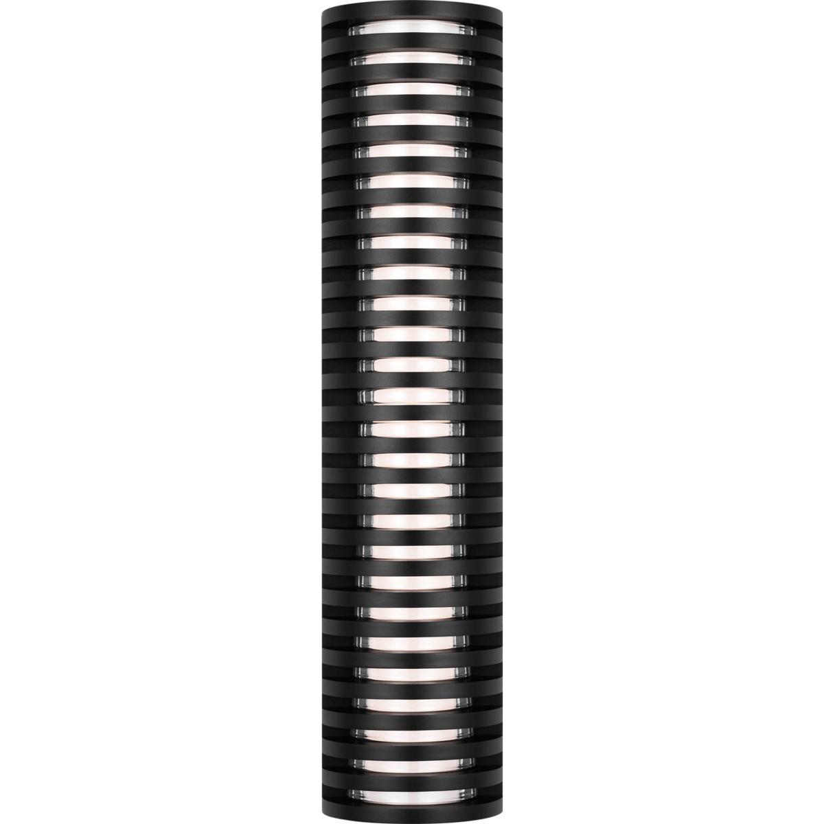 Visual Comfort Modern Collection SLOWS71727OB Sean Lavin Quoddy LED 26.5 inch Outdoor Black Outdoor Wall Lantern