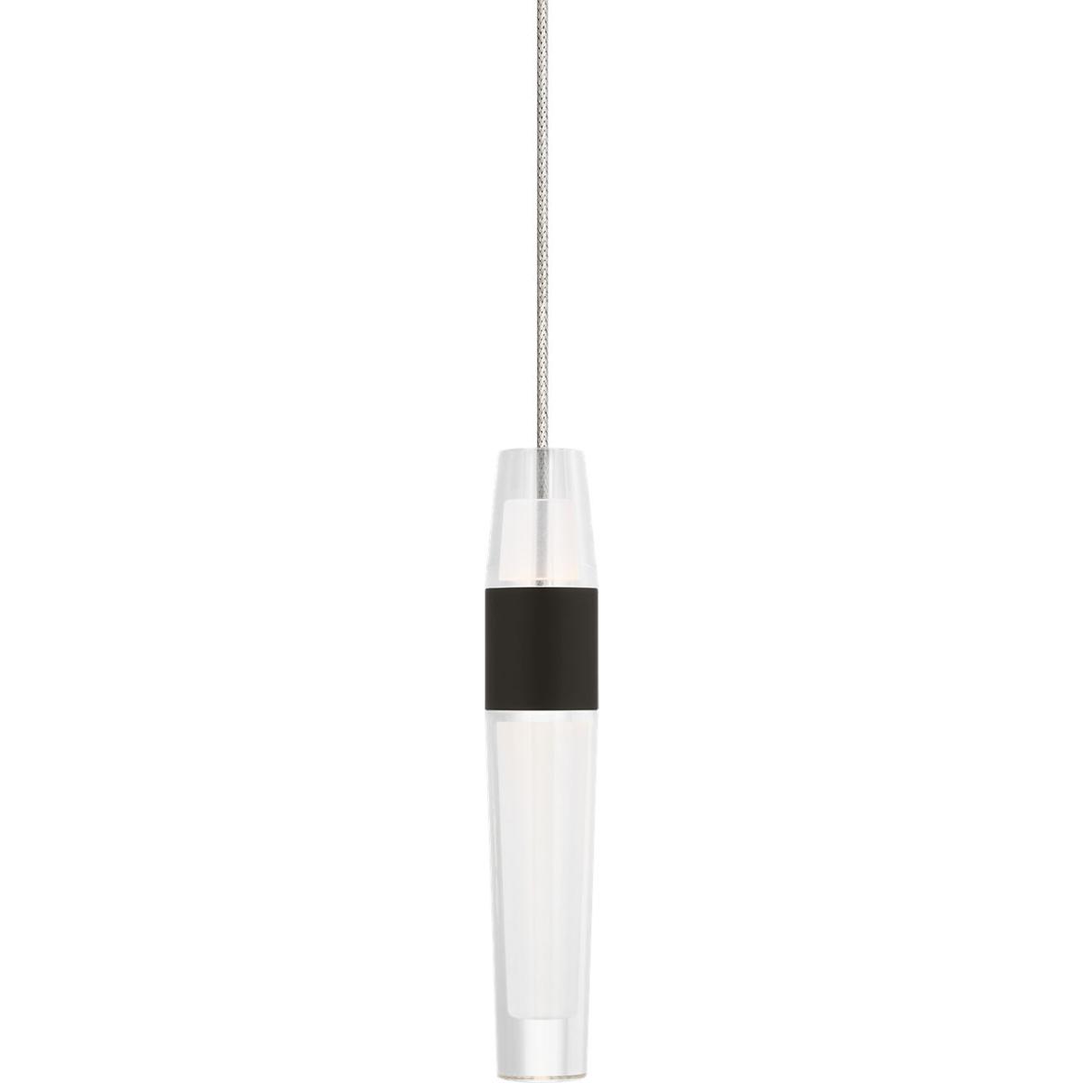 Visual Comfort Modern Collection SLPD396MO27BZ Sean Lavin Lassell 1 Light 12V Bronze Low-Voltage Pendant Ceiling Light