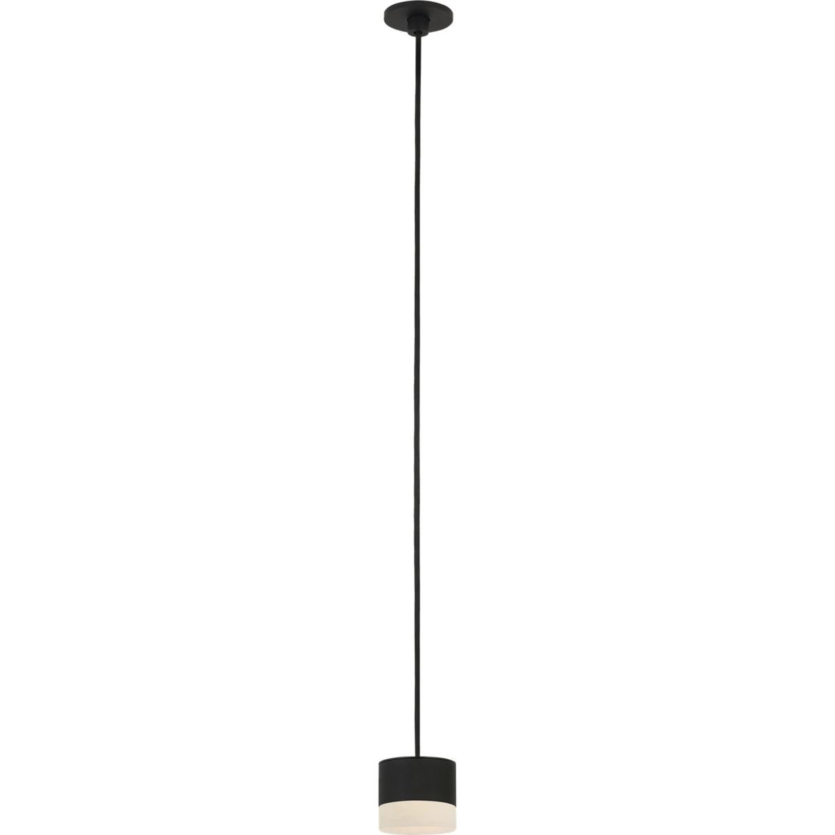 Visual Comfort Modern Collection SLPD51930B Sean Lavin Gable 1 Light 2.5 inch Nightshade Black Line-Voltage Pendant Ceiling Light