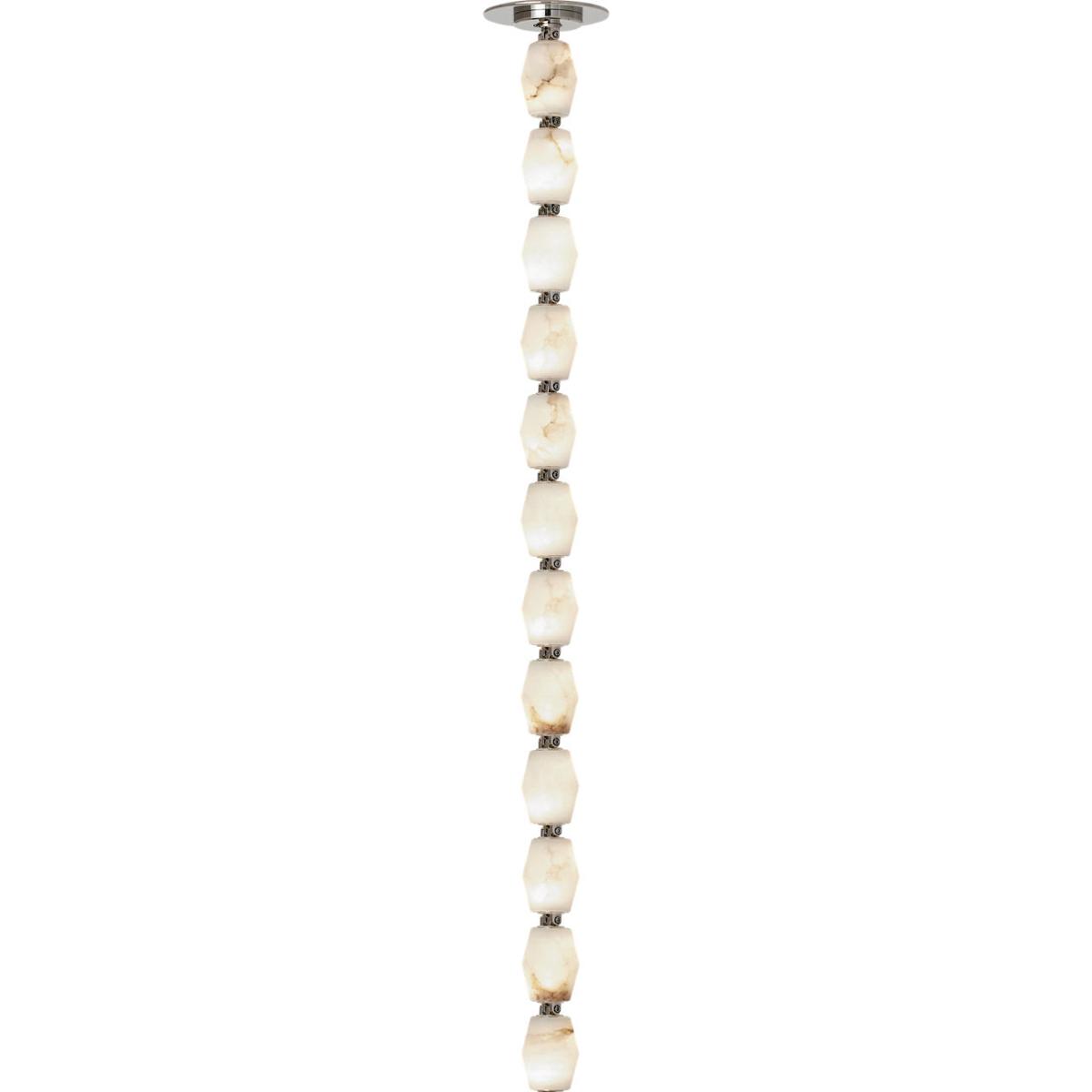 Visual Comfort Modern Collection SLPD55130ALBNS Sean Lavin Collier 1 Light 2 inch Polished Nickel Line-Voltage Pendant Ceiling Light in Surface