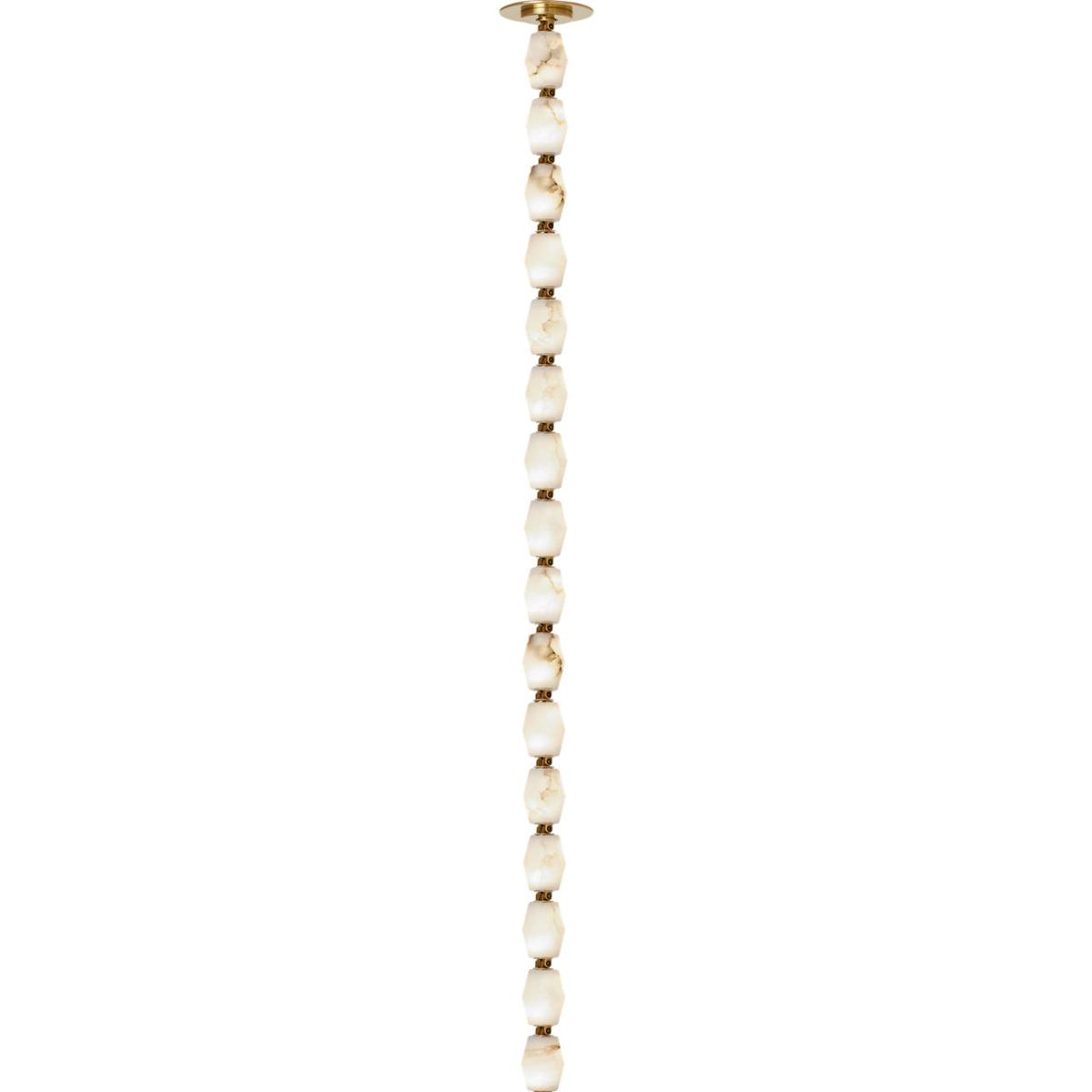 Visual Comfort Modern Collection SLPD55230ALBHABS Sean Lavin Collier 1 Light 2 inch Hand Rubbed Antique Brass Line-Voltage Pendant Ceiling Light in Su