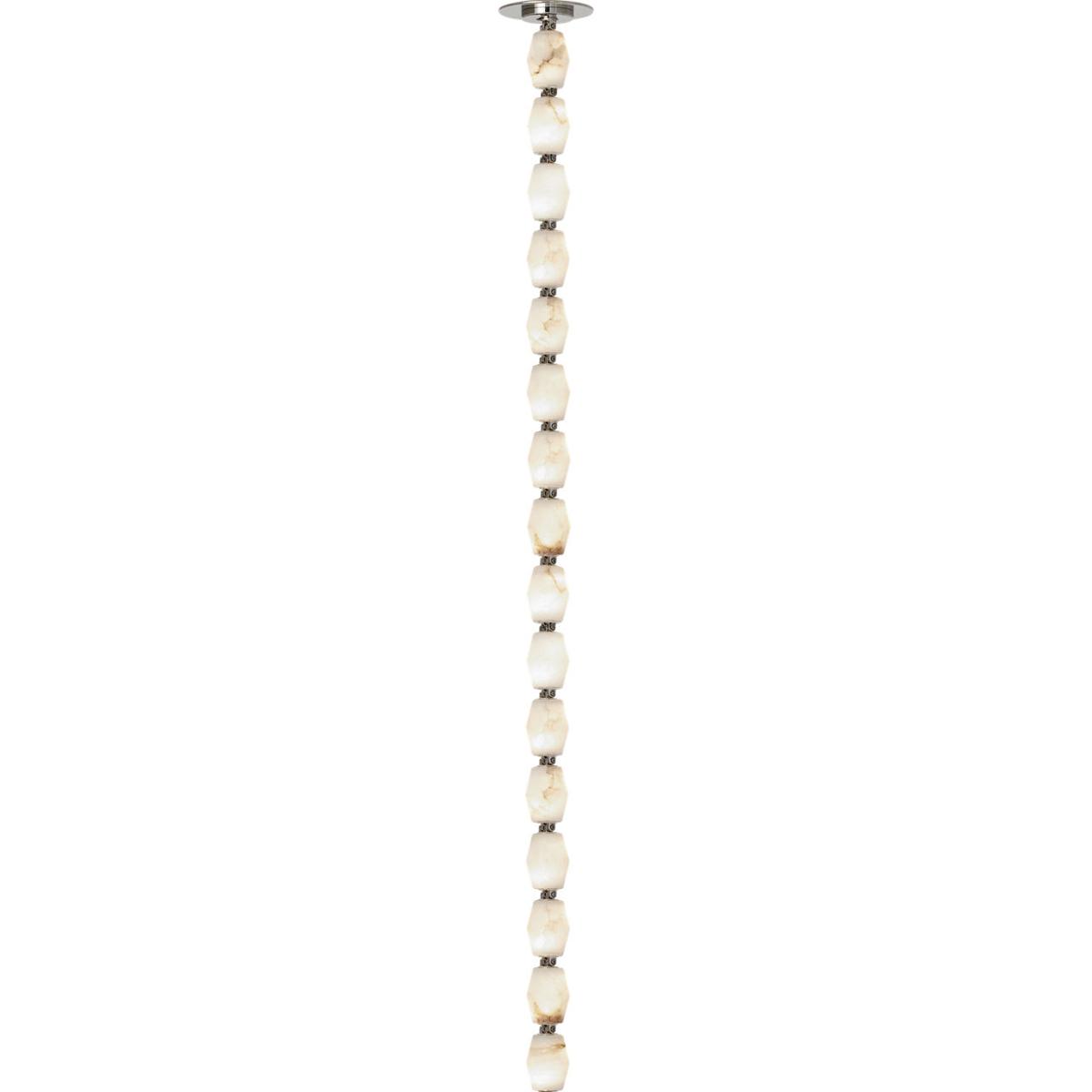 Visual Comfort Modern Collection SLPD55230ALBNS Sean Lavin Collier 1 Light 2 inch Polished Nickel Line-Voltage Pendant Ceiling Light in Surface