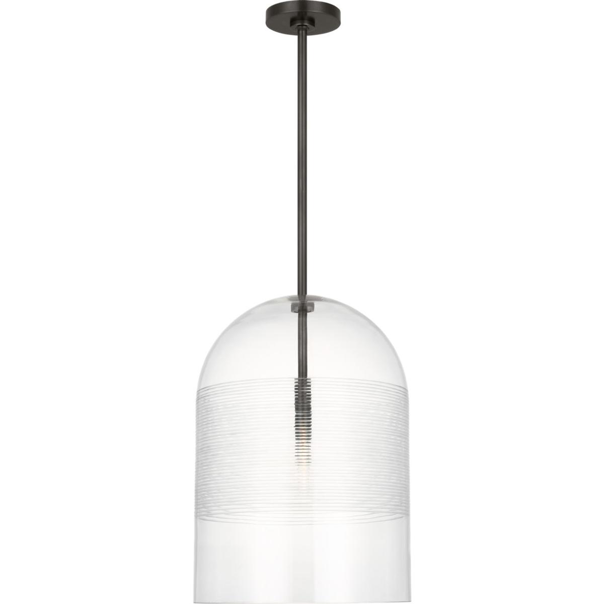 Visual Comfort Modern Collection SLPD637BZCG Sean Lavin Leano 1 Light 14 inch Bronze Pendant Ceiling Light