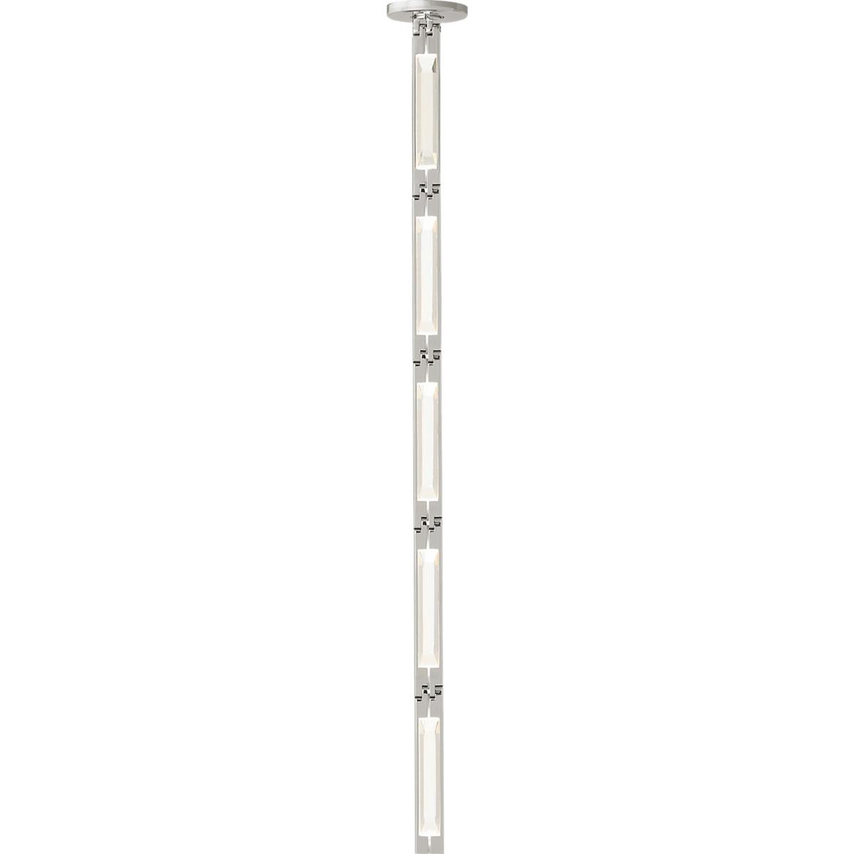 Visual Comfort Modern Collection SLPD64930NS Sean Lavin Catena LED 0.8 inch Polished Nickel Pendant Ceiling Light in 3000K, Surface