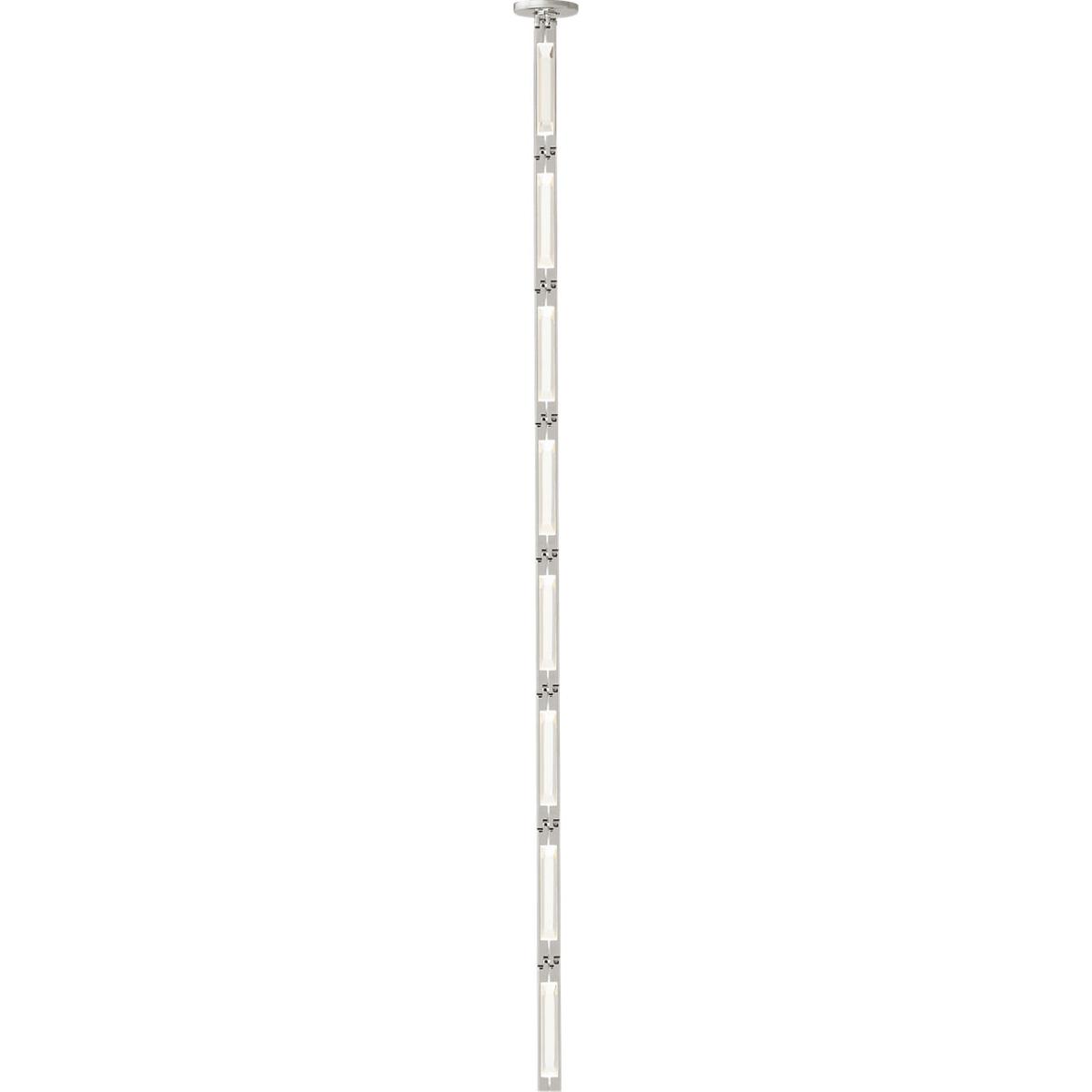 Visual Comfort Modern Collection SLPD65030NS Sean Lavin Catena LED 0.8 inch Polished Nickel Pendant Ceiling Light in 3000K, Surface