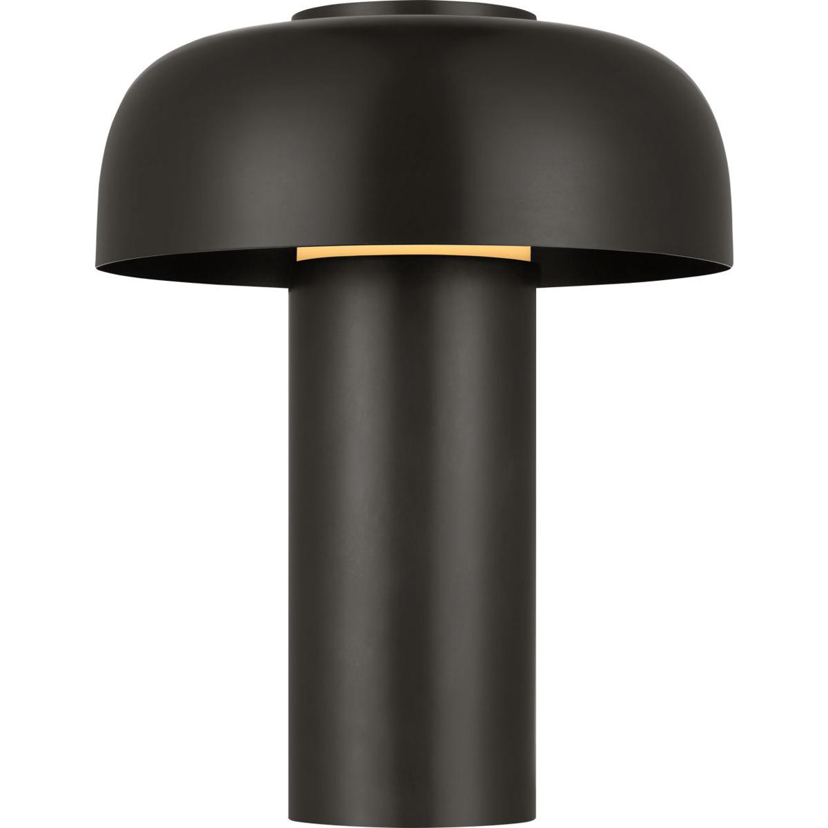 Visual Comfort Modern Collection SLTB62127BZ Sean Lavin Louver 8.8 inch 2.2 watt Bronze Rechargeable Table Lamp Portable Light