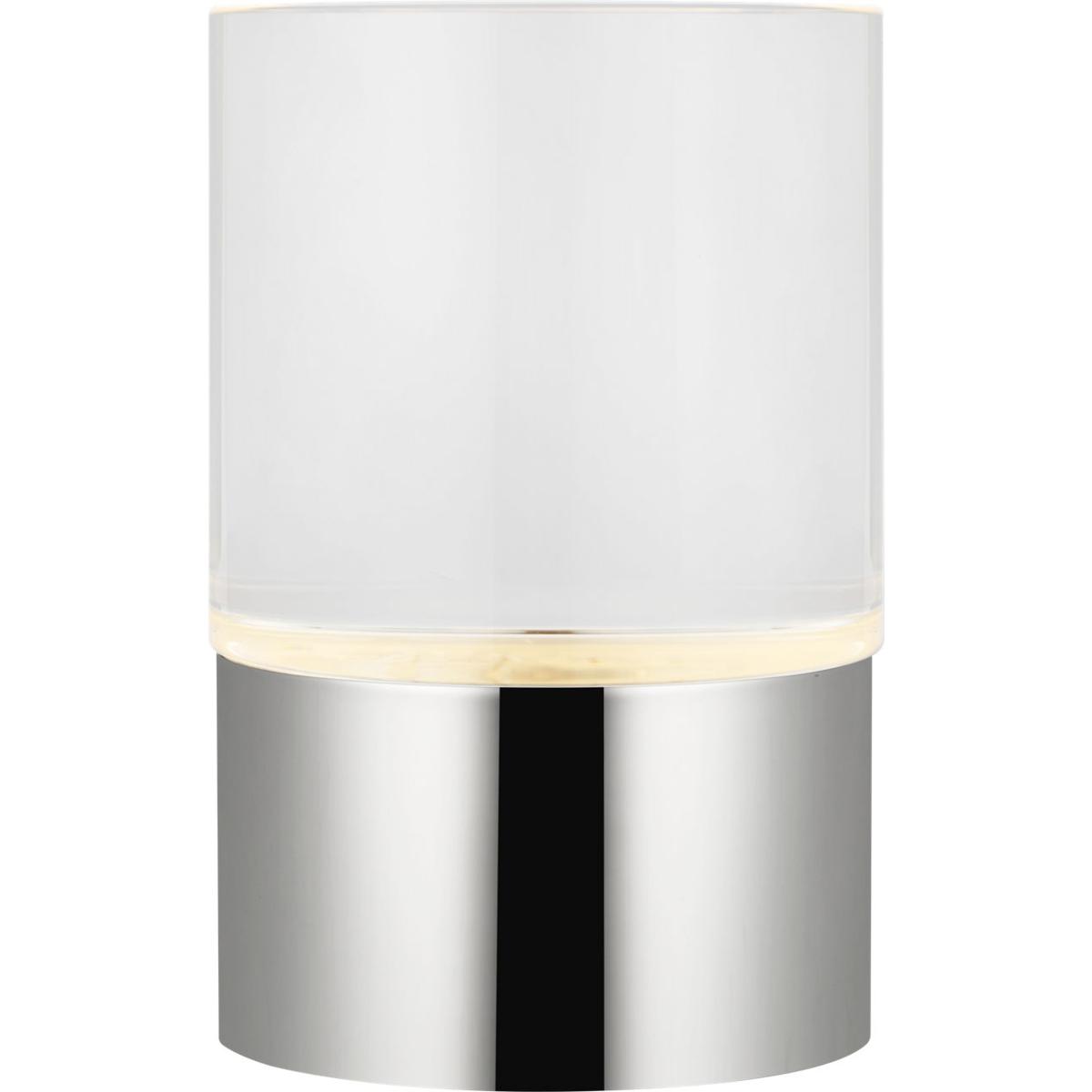 Visual Comfort Modern Collection SLTB66827PNCG Sean Lavin Caspe 5.6 inch 2.2 watt Polished Nickel Rechargeable Table Lamp Portable Light