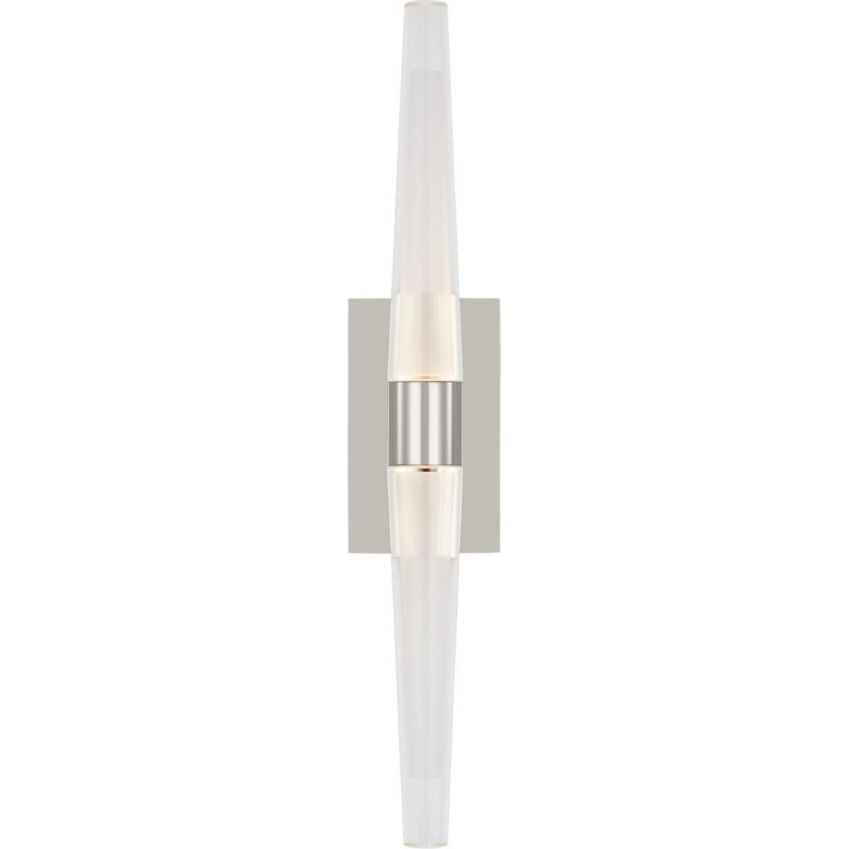 Visual Comfort Modern Collection SLWS34427N-277 Sean Lavin Lassell 2 Light 2.7 inch Polished Nickel ADA Wall Sconce Wall Light in 277V
