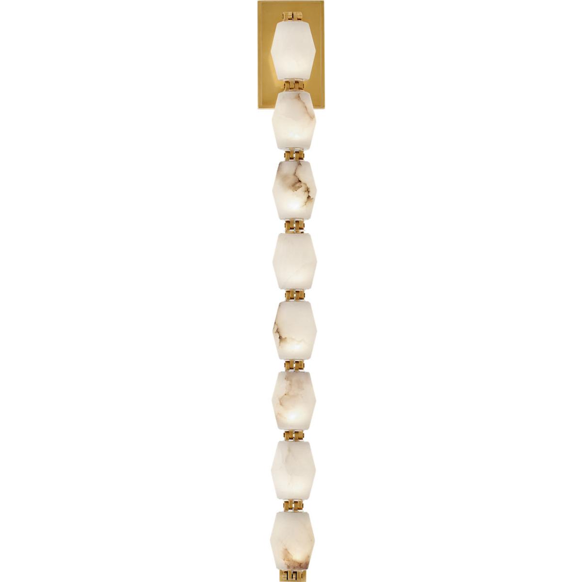 Visual Comfort Modern Collection SLWS54727ALBHAB Sean Lavin Collier 1 Light 3 inch Hand Rubbed Antique Brass ADA Sconce Wall Light