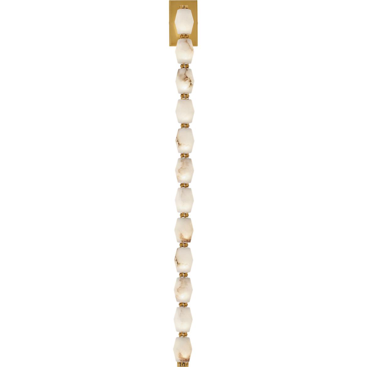 Visual Comfort Modern Collection SLWS54827ALBHAB Sean Lavin Collier 1 Light 3 inch Hand Rubbed Antique Brass ADA Sconce Wall Light