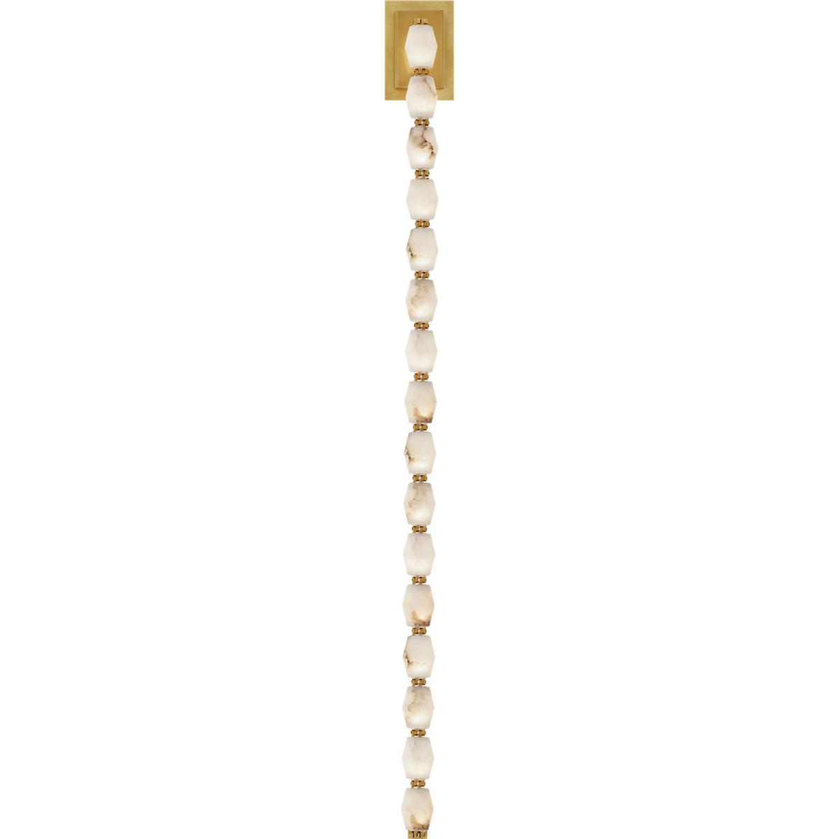 Visual Comfort Modern Collection SLWS54927ALBHAB Sean Lavin Collier 1 Light 3 inch Hand Rubbed Antique Brass ADA Sconce Wall Light