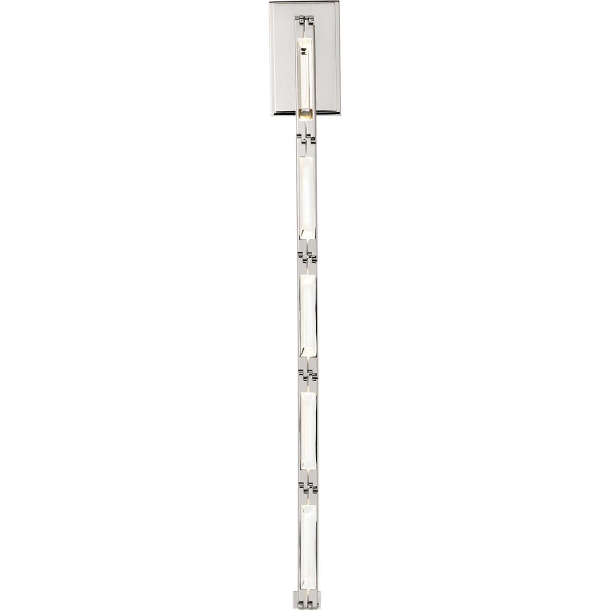 Visual Comfort Modern Collection SLWS65630N Sean Lavin Catena LED 0.8 inch Polished Nickel ADA Sconce Wall Light in 3000K