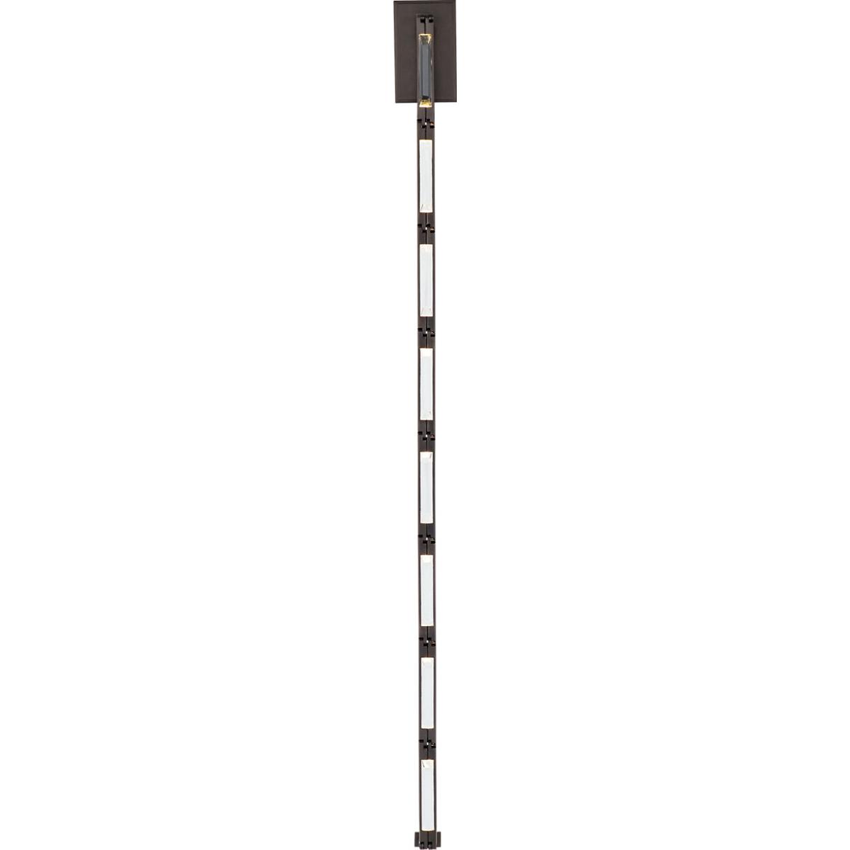 Visual Comfort Modern Collection SLWS65730BZ Sean Lavin Catena LED 0.8 inch Bronze ADA Sconce Wall Light in 3000K