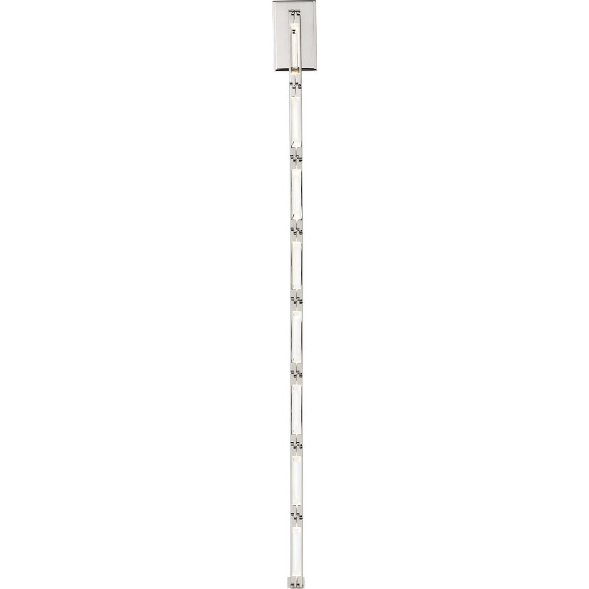 Visual Comfort Modern Collection SLWS65730N Sean Lavin Catena LED 0.8 inch Polished Nickel ADA Sconce Wall Light in 3000K