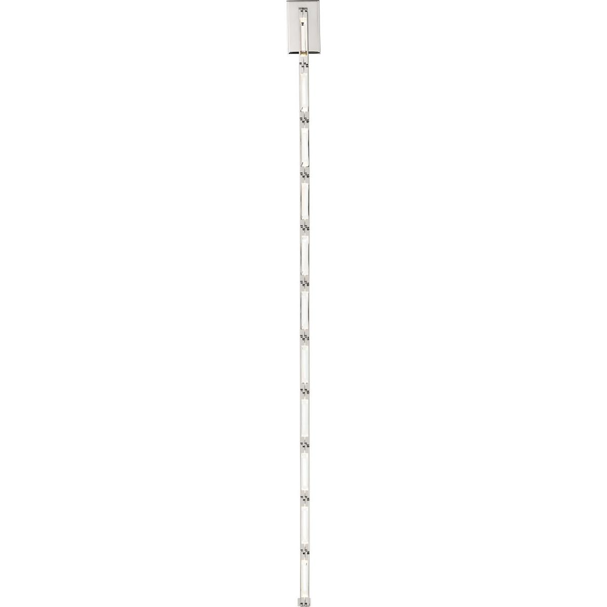 Visual Comfort Modern Collection SLWS65830N Sean Lavin Catena LED 0.8 inch Polished Nickel ADA Sconce Wall Light in 3000K