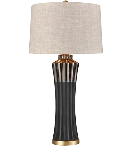 matte black table lamp