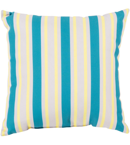 TrulyCoastal 31929-AI Mobjack Bay 18 X 18 inch Blue and Off-White Outdoor Throw Pillow photo