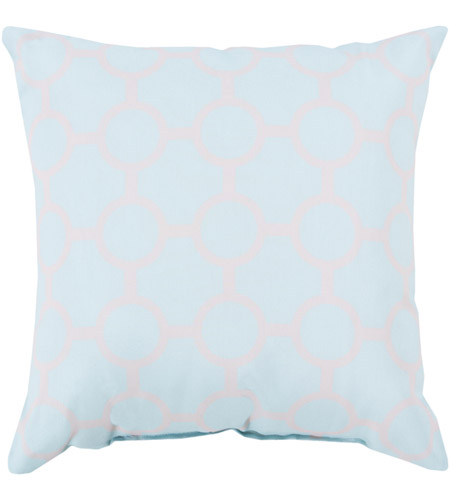 TrulyCoastal 31968-PB Mobjack Bay 18 X 18 inch Blue and Off-White Outdoor Throw Pillow photo
