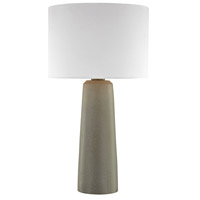TrulyCoastal 30577-C Peconic Bay 27 inch 100 watt Concrete Outdoor Table Lamp in Incandescent photo thumbnail
