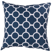 TrulyCoastal 31962-DB Mobjack Bay 18 X 18 inch Navy and Off-White Outdoor Throw Pillow photo thumbnail