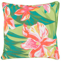 TrulyCoastal 32137-BP Seaside 16 X 16 inch Bright Pink/Emerald/Lime/Bright Orange Pillow Cover photo thumbnail