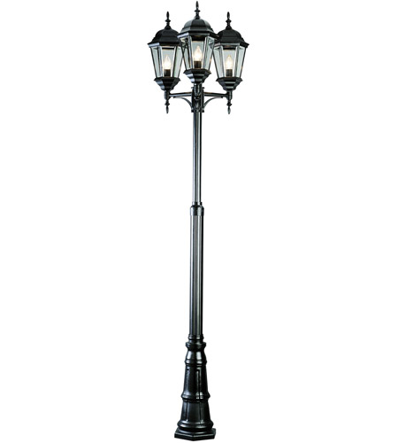 3 light pole lamp