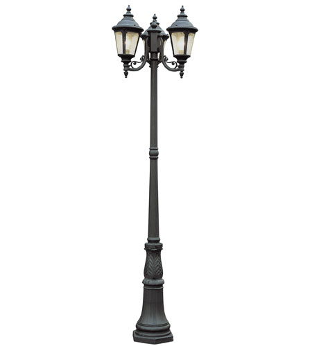 Trans Globe Lighting 5048 Bk Commons 3, Outdoor Pole Lamps Black