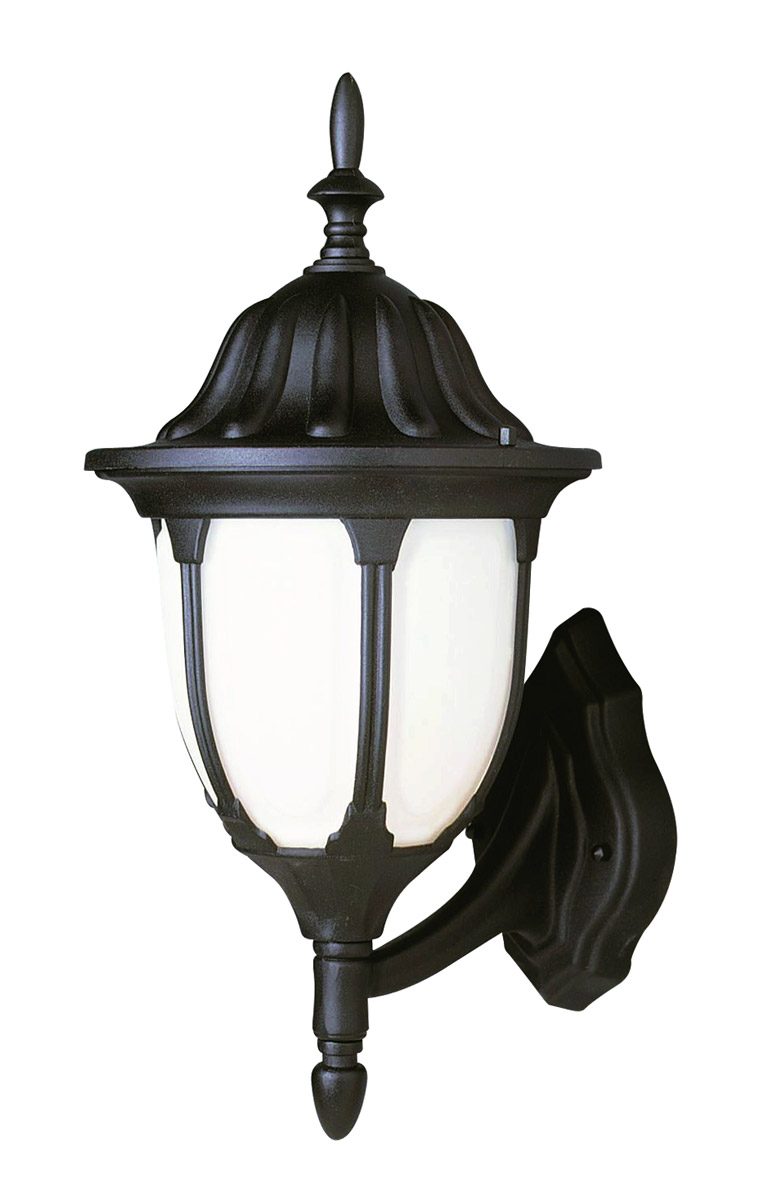 Trans Globe Lighting 4040BK Hamilton 1 Light 13 inch Black Outdoor Wall Lantern