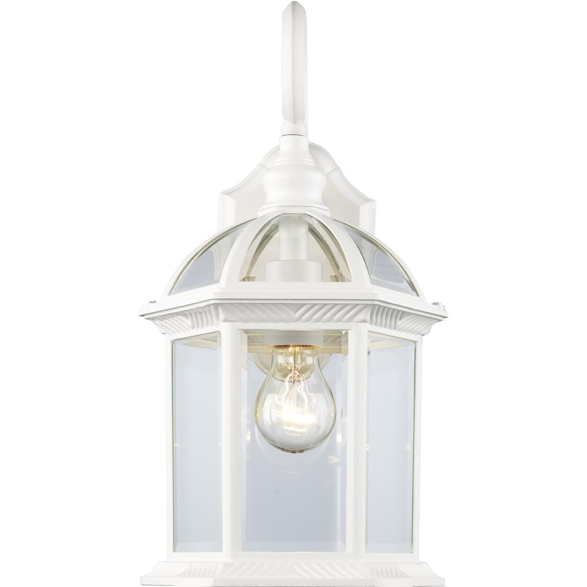 Trans Globe Lighting 4181-WH Wentworth 1 Light 16 inch White Outdoor Wall Lantern