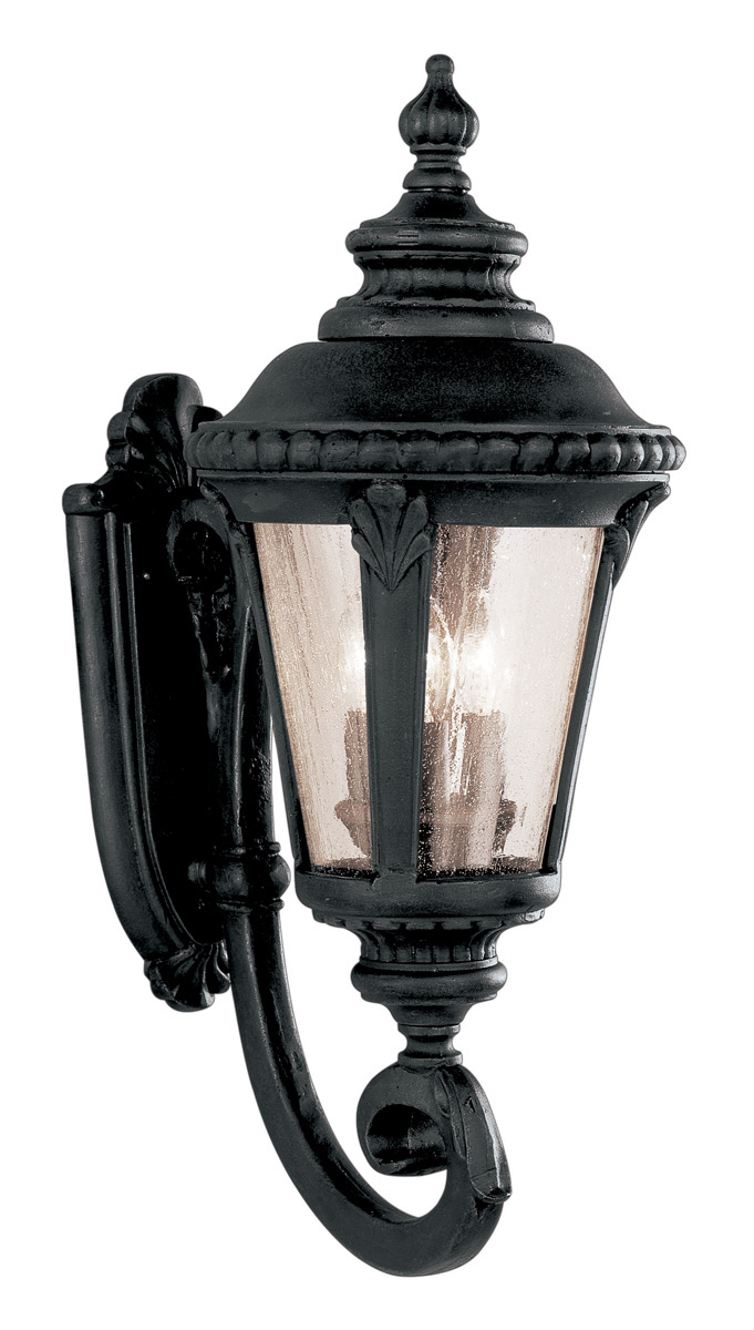 Trans Globe Lighting 5041-BK Commons 3 Light 25 inch Black Outdoor Wall Lantern