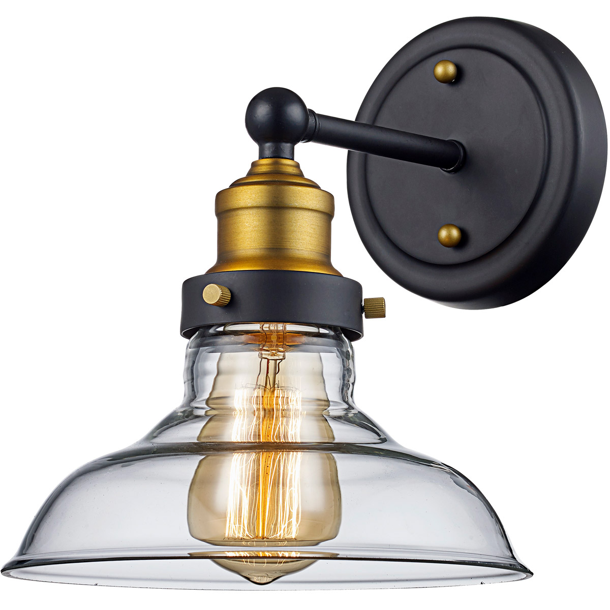 Trans Globe Lighting 70821-ROB Jackson 1 Light 8 inch Rubbed Oil Bronze Wall Sconce Wall Light