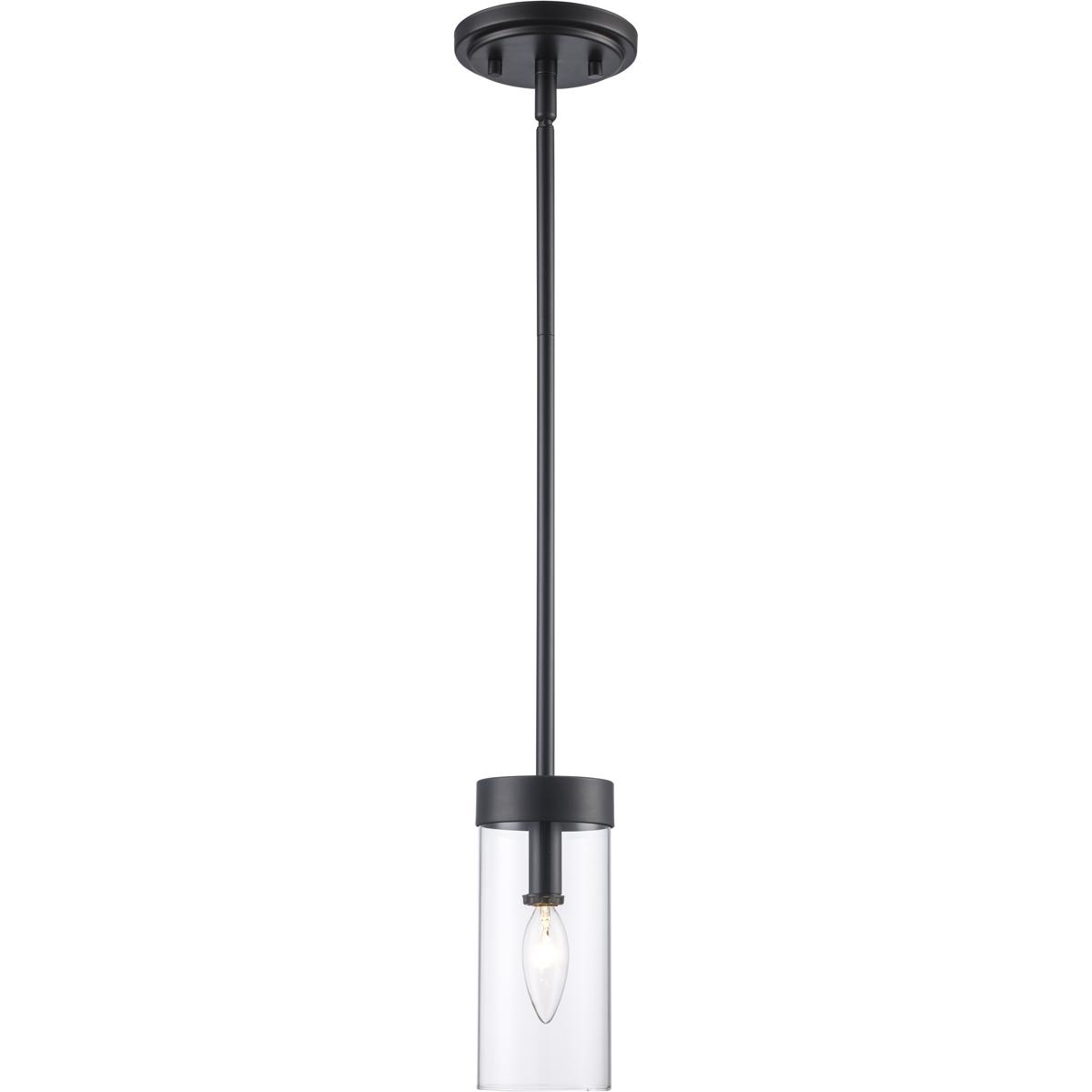 Trans Globe Lighting 71730-BK Meadowlark 1 Light 4 inch Black Mini Pendant Ceiling Light