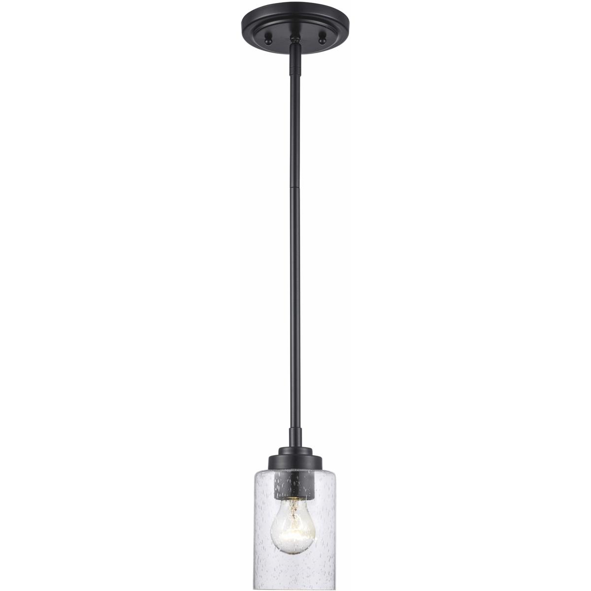 Trans Globe Lighting 80520-BK Mod Pod 1 Light 3.9 inch Black Pendant Ceiling Light