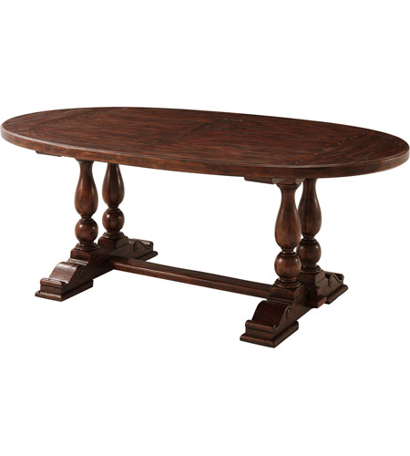 Antique Wood Dining Table, Theodore Alexander Dining Table