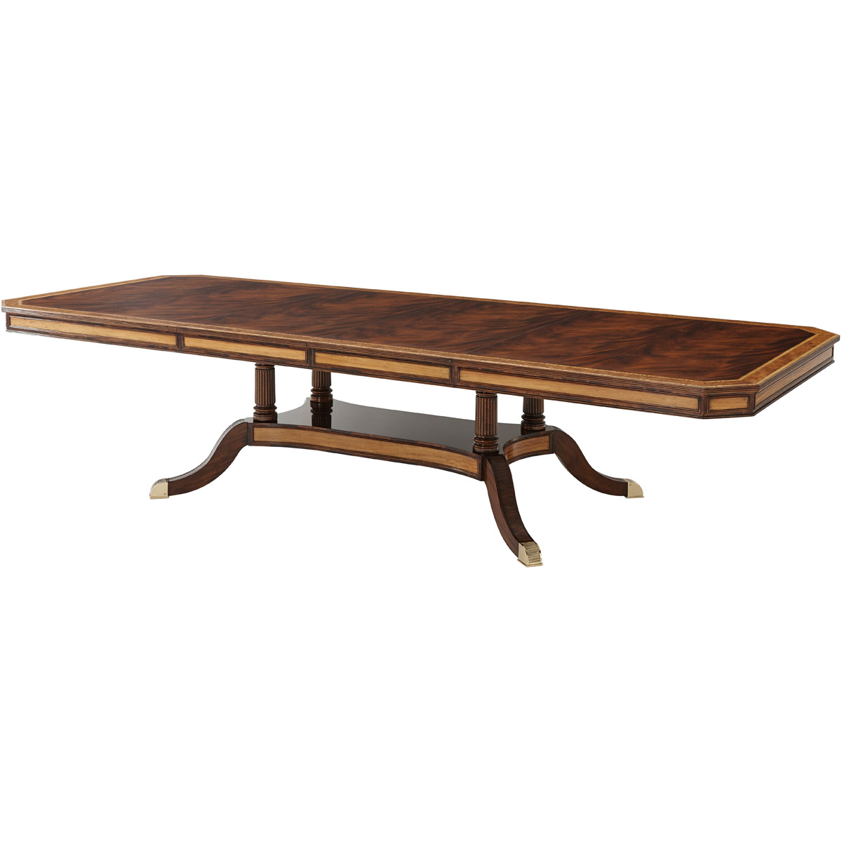Theodore Alexander 5405-236 The English Cabinetmaker 132 X 54 inch Dining Table
