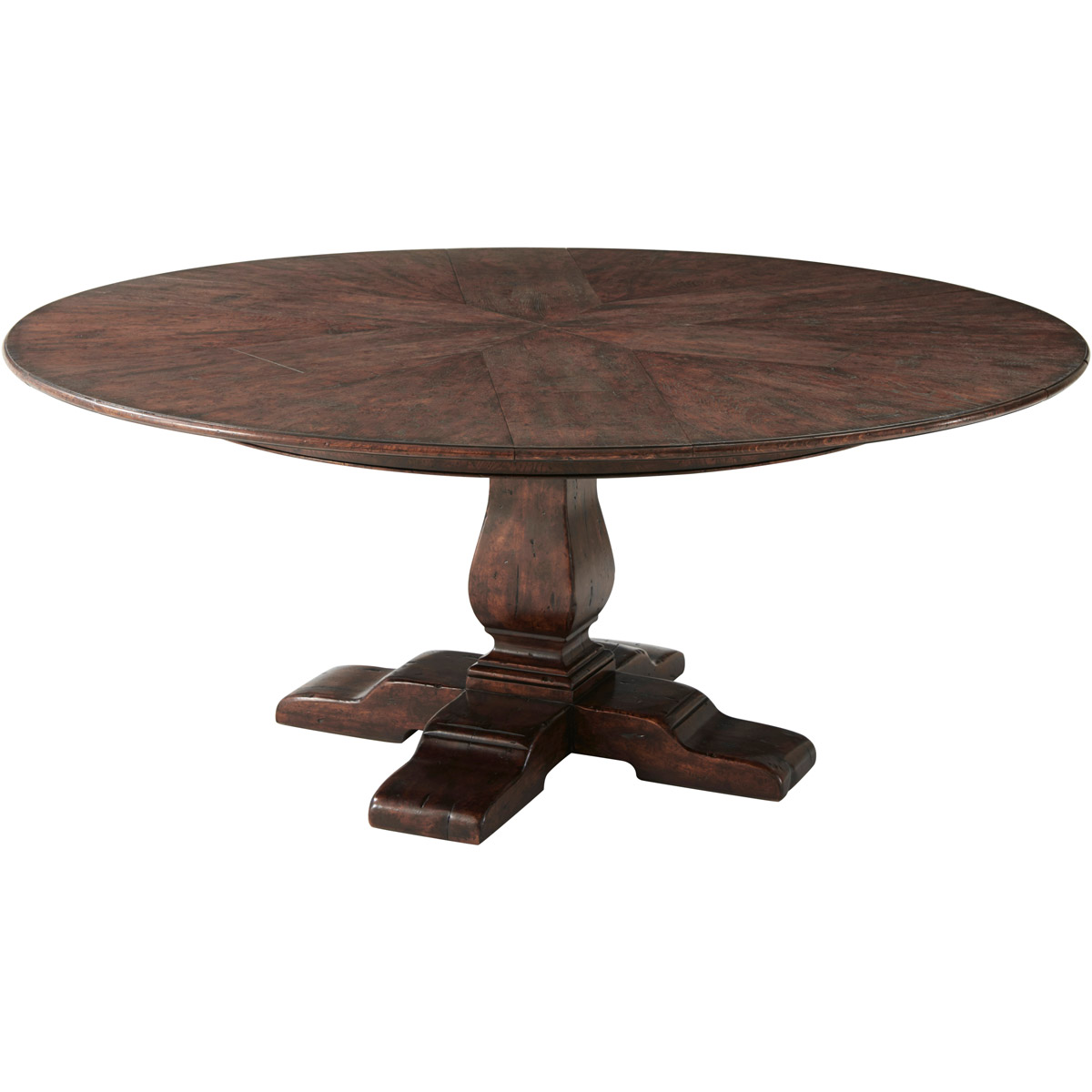 Theodore Alexander AL54038 Althorp - Victory Oak 72 X 72 inch Dining Table