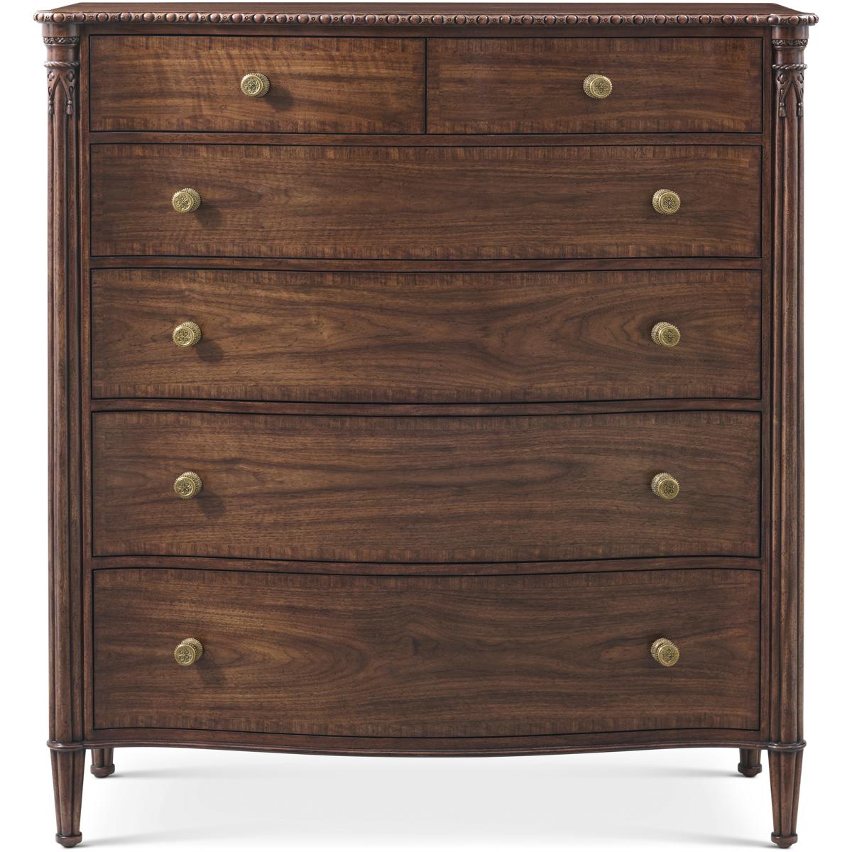 Theodore Alexander AL60063 Bircham Chest of Drawers, Wooden, 6-Drawer, Althorp Living History