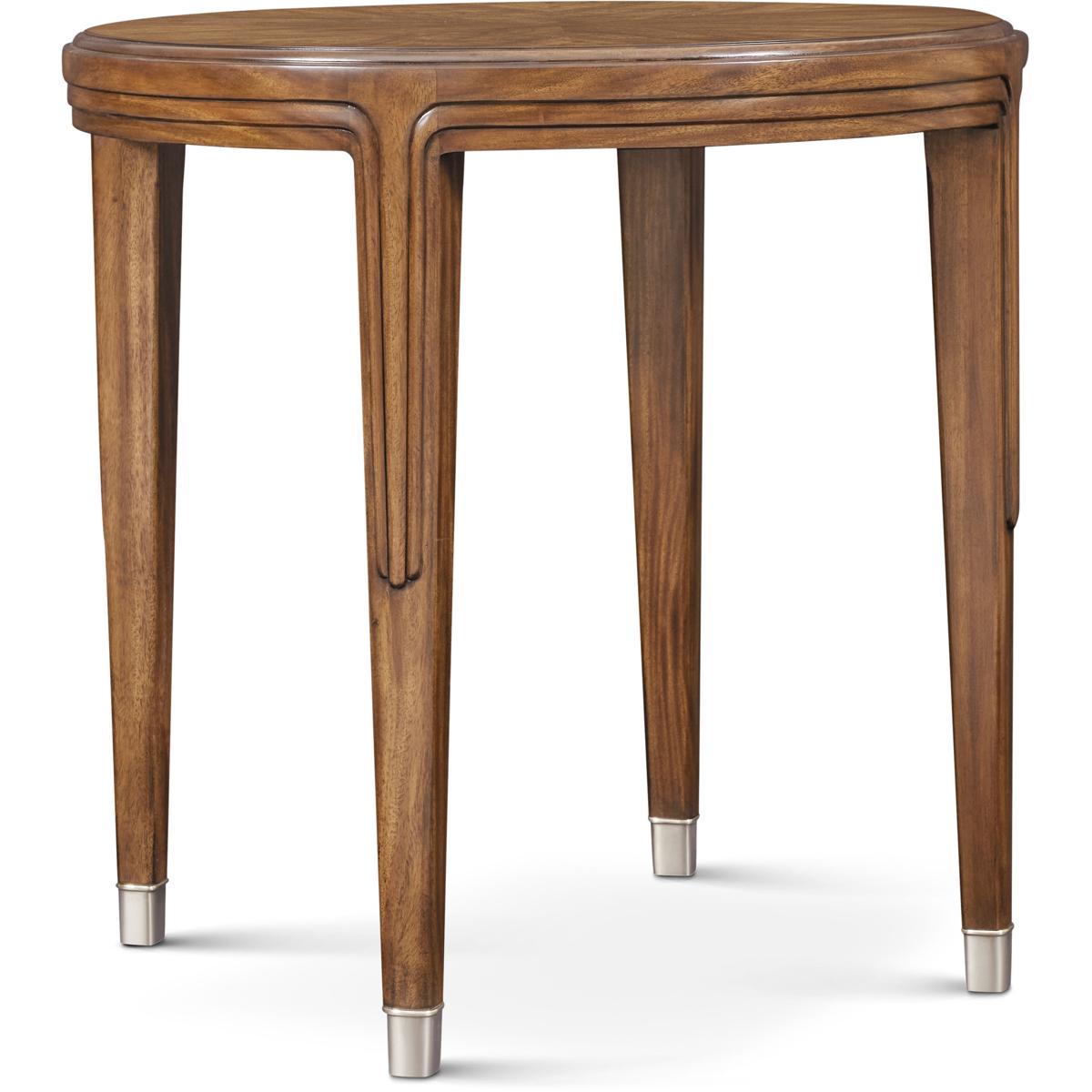 Theodore Alexander SC50051 Dorchester 24 X 24 inch Mayfair / Antique White Brass End Table, Wooden