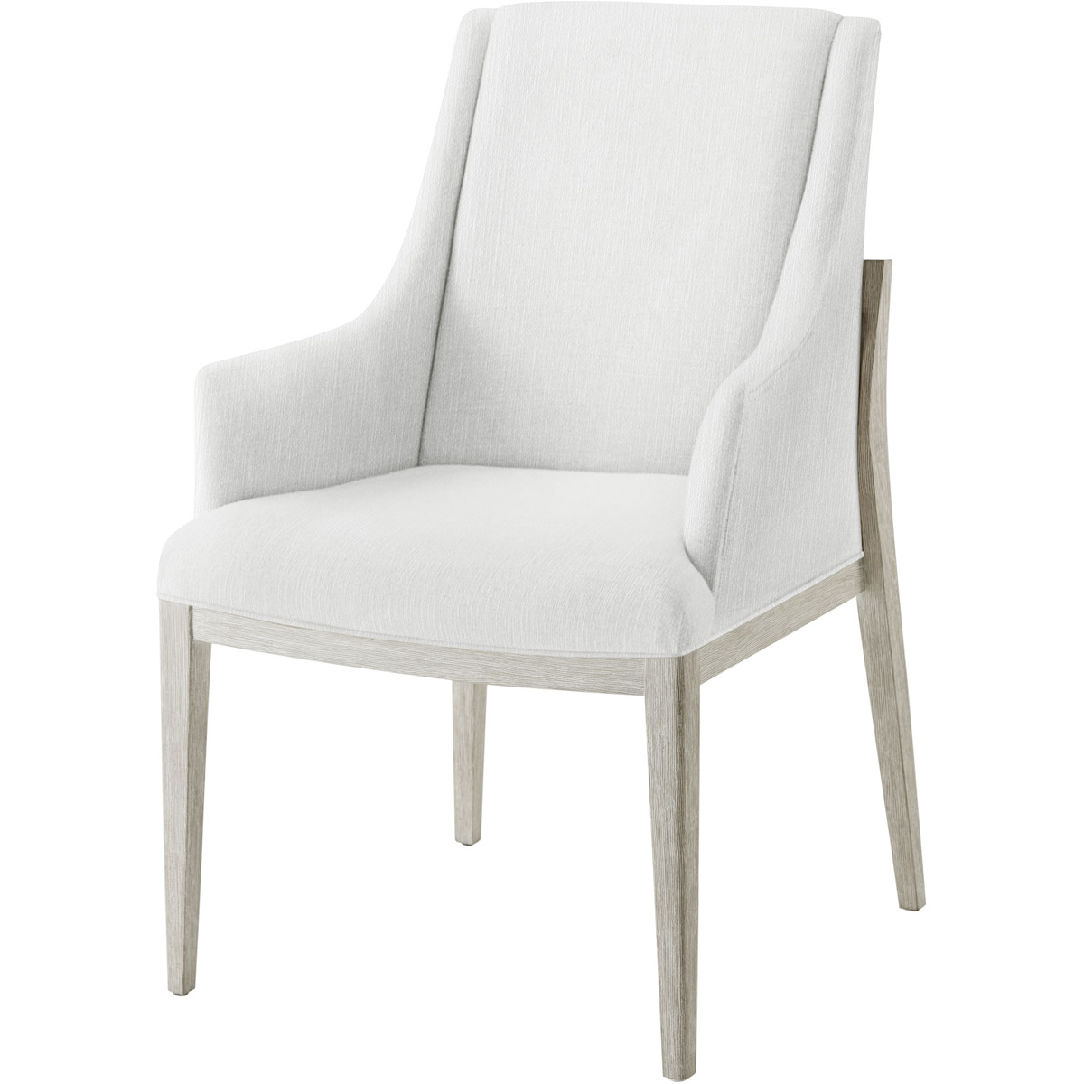 Theodore Alexander TA41014.1CFY Breeze Sea Salt Dining Arm Chair