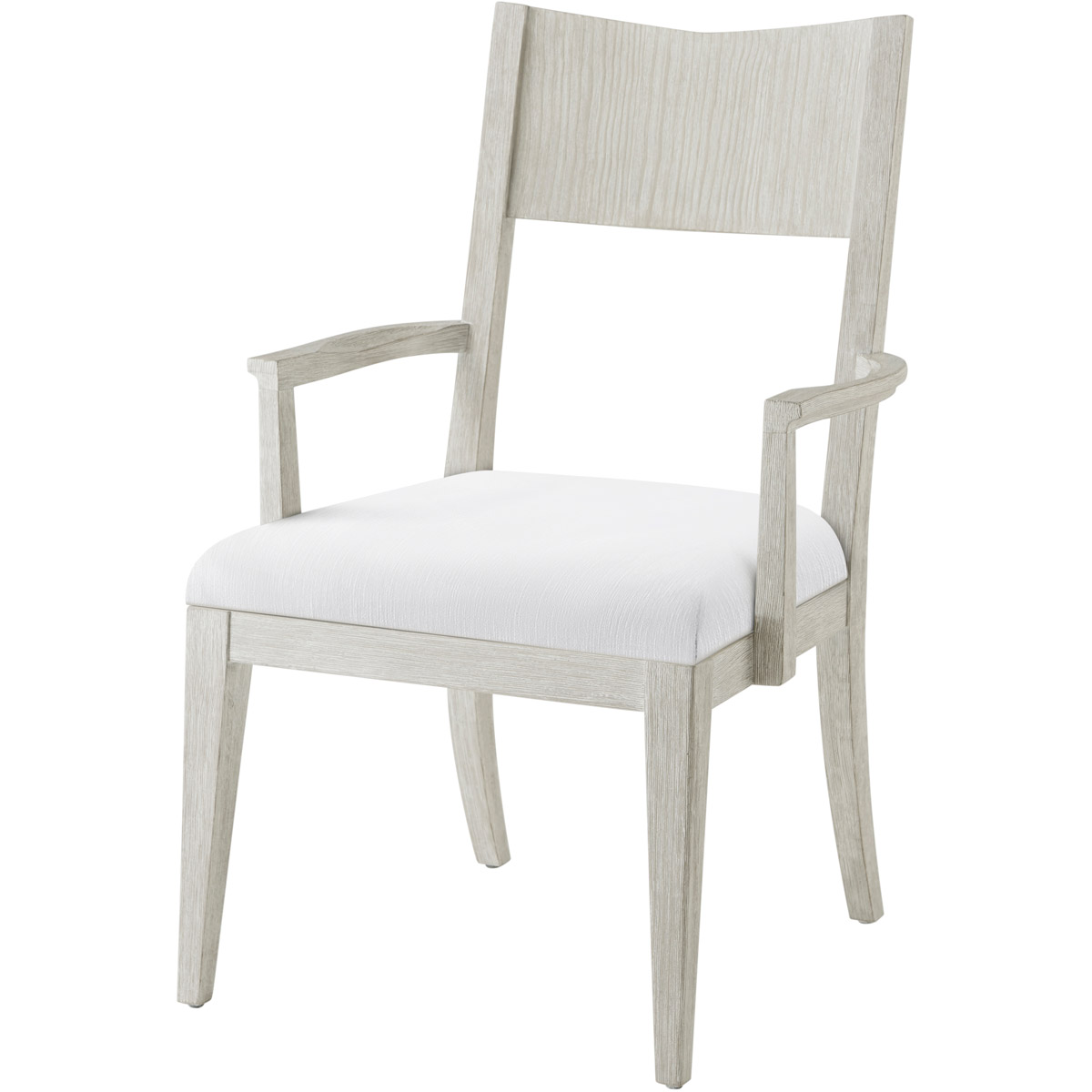 Theodore Alexander TA41015.1CFZ Breeze Sea Salt Dining Arm Chair