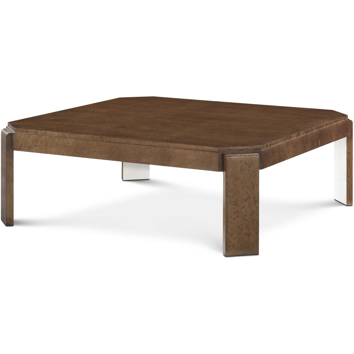Theodore Alexander TA51209.C361 Origins 48 X 48 inch Landmark Cocktail Table, Wooden