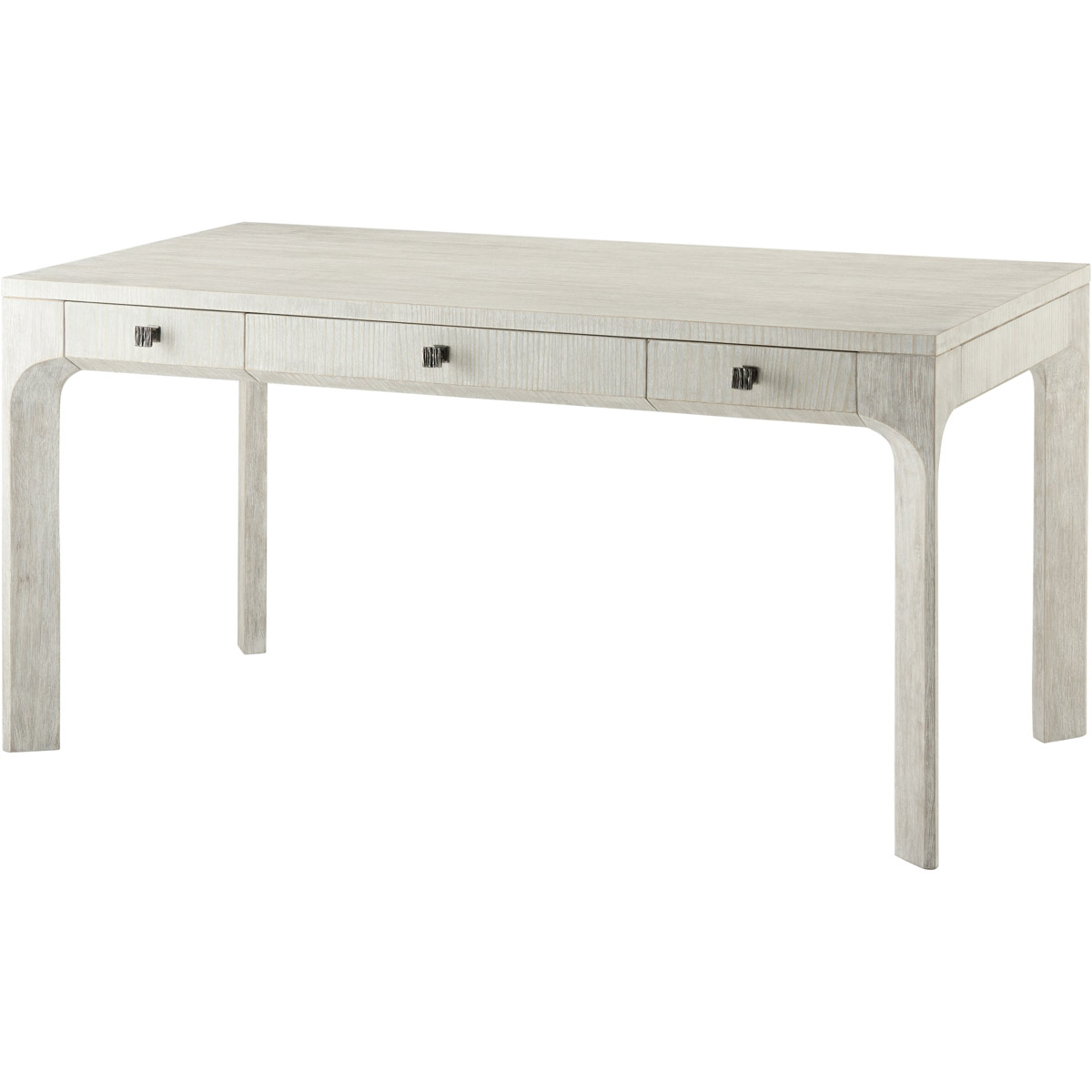 Theodore Alexander TA71010 Breeze 60 X 30 inch Sea Salt with Dark Sterling Desk