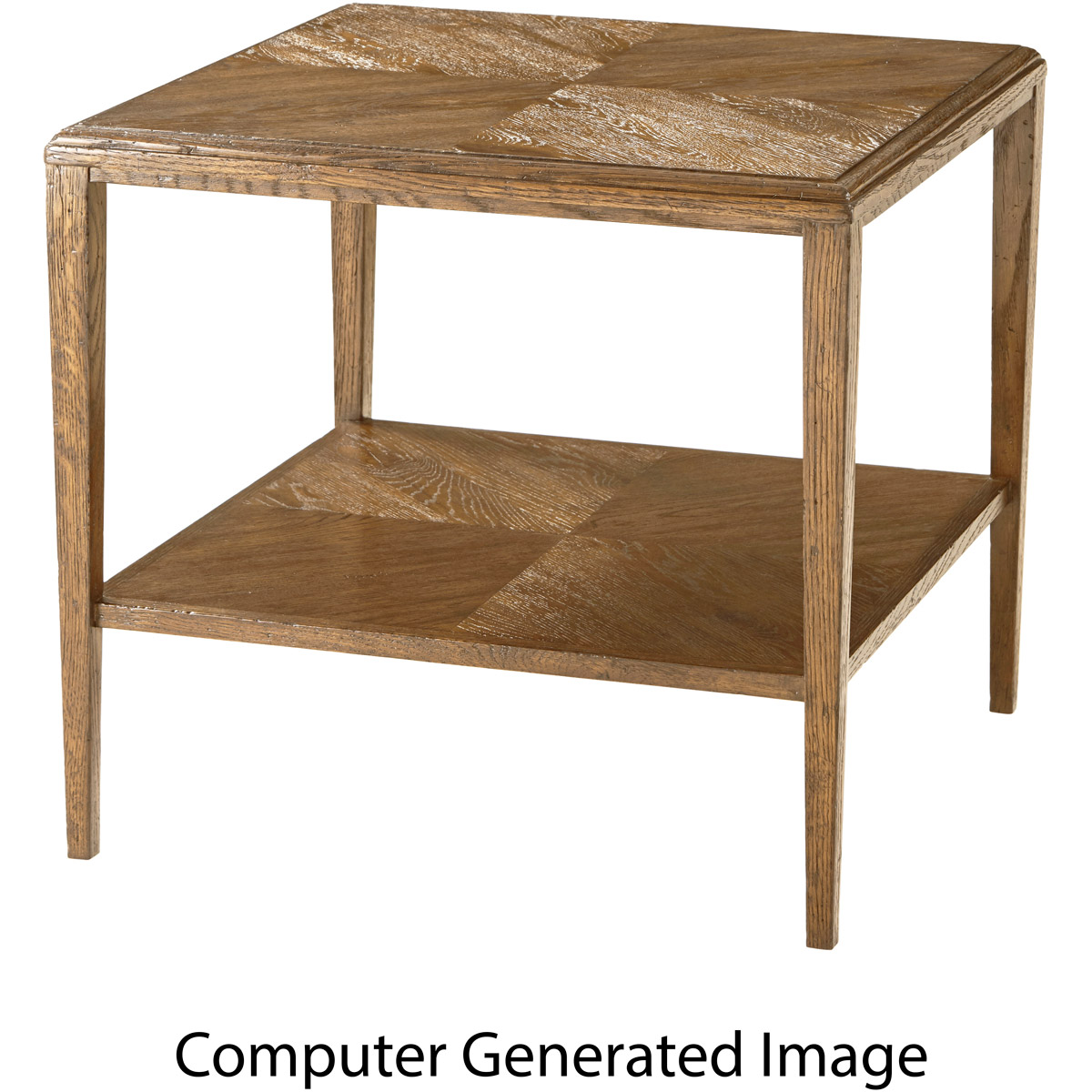 Theodore Alexander TAS50079.C253 Nova 24 X 24 inch Dawn Square Side Table