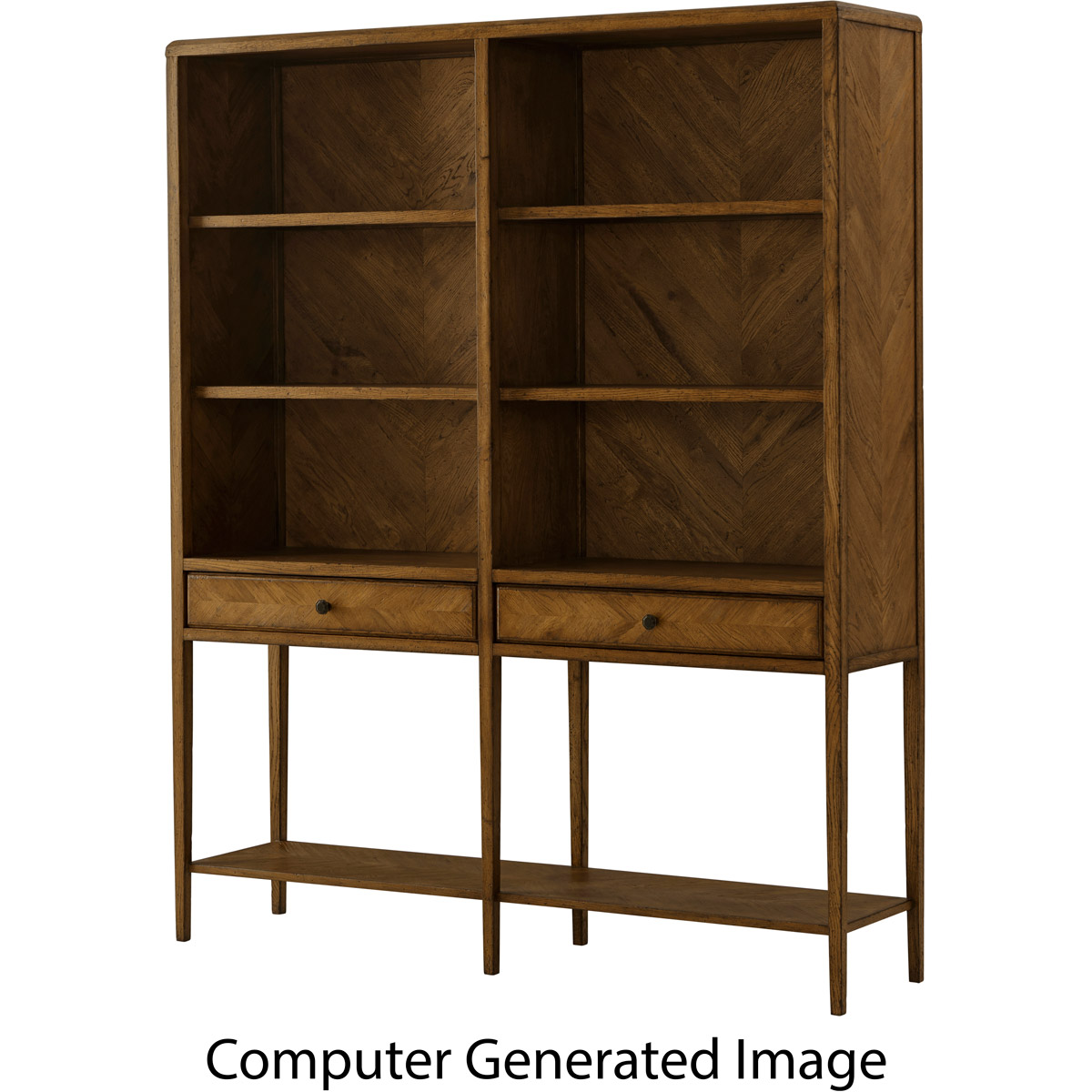 Theodore Alexander TAS63012.C254 Nova Dusk Bookcase